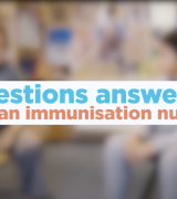Questions and answers with an immunisation nurse